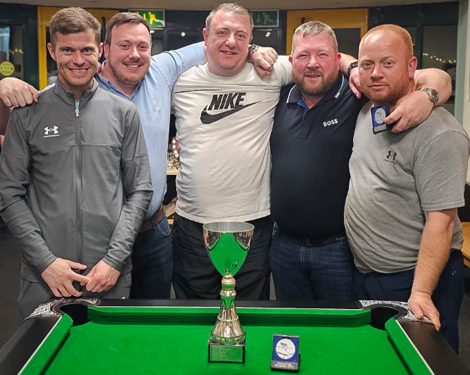 Stokesley Sports B<br />
Plate Cup Winners<br />
Stokesley Pool League Winter 2023-24 Sponsored by Vasstech